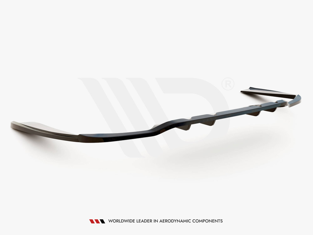 Rear Splitter (Vertical Bars) Mercedes C Coupe AMG-Line C205 Facelift - 6 