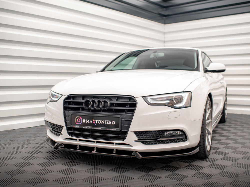 Front Splitter V.1 Audi A5 Coupe / Sportback 8T Facelift - 2 