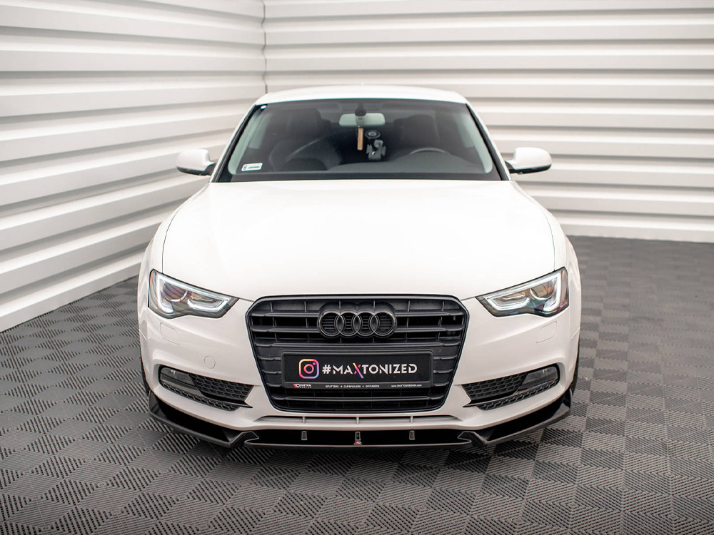 Front Splitter V.1 Audi A5 Coupe / Sportback 8T Facelift - 3 