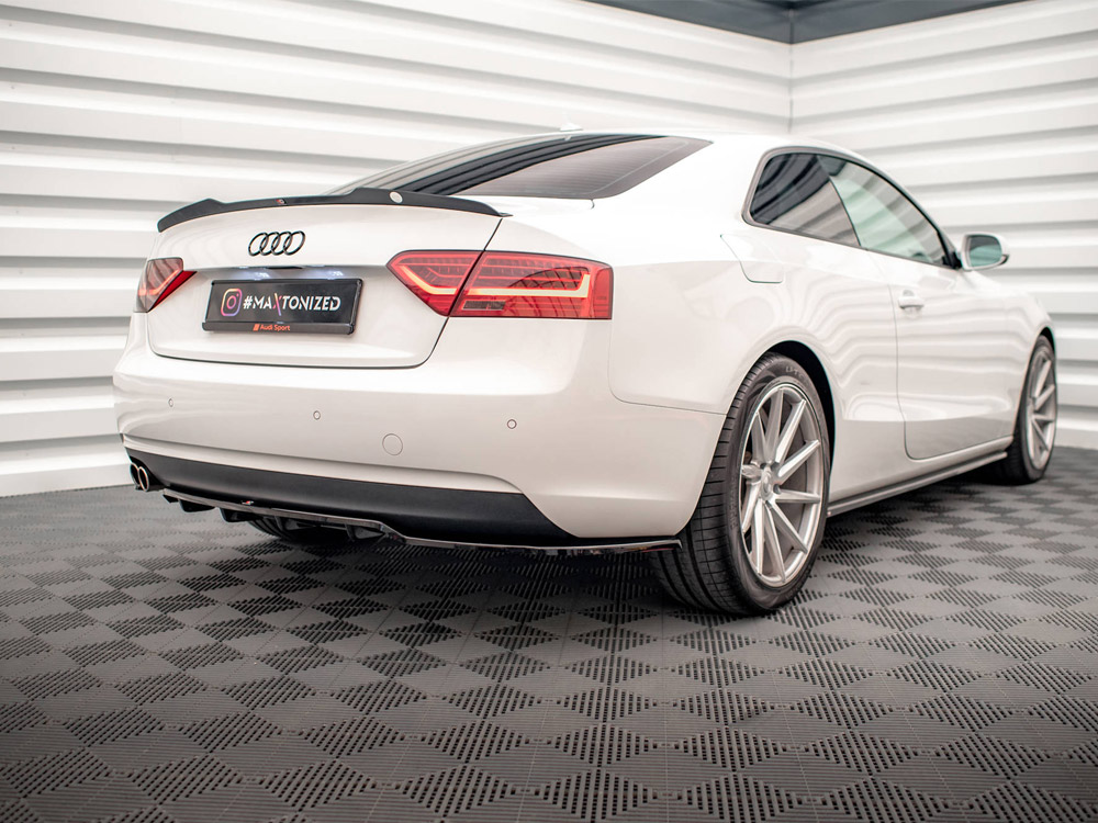 Central Rear Splitter (Vertical Bars) Audi A5 Coupe 8T Facelift - 2 