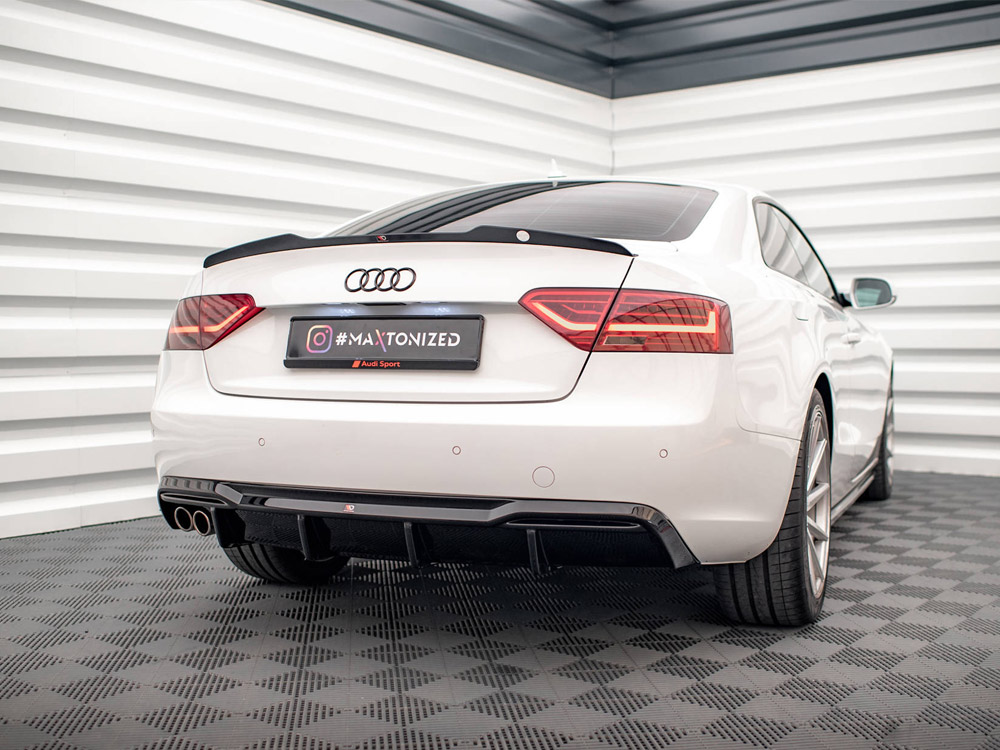 Rear Valance Audi A5 8T Facelift (Version with dual exhausts on one side) - 2 
