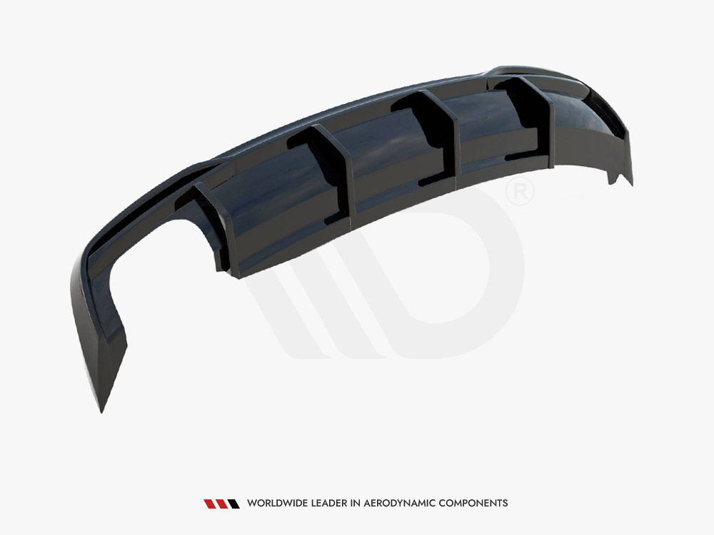 Rear Valance Audi A5 8T Facelift (Version with dual exhausts on one side) - 8 