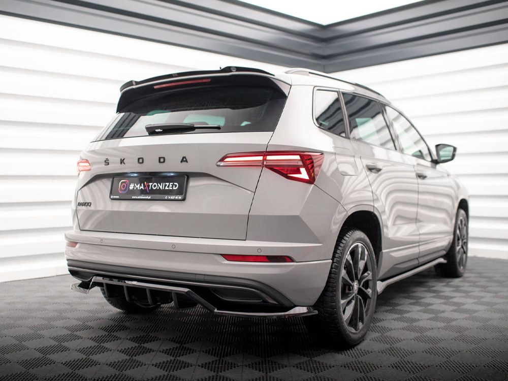 Rear Splitter (Vertical Bars) Skoda Karoq Sportline Mk1 Facelift - 2 