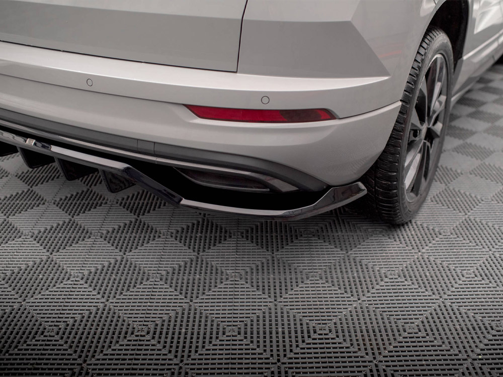Rear Splitter (Vertical Bars) Skoda Karoq Sportline Mk1 Facelift - 4 