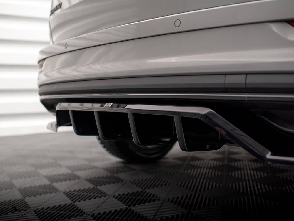 Rear Splitter (Vertical Bars) Skoda Karoq Sportline Mk1 Facelift - 5 