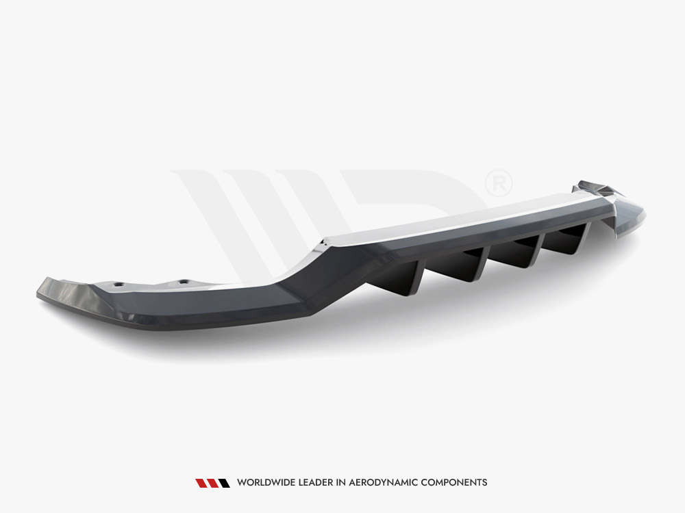 Rear Splitter (Vertical Bars) Skoda Karoq Sportline Mk1 Facelift - 6 