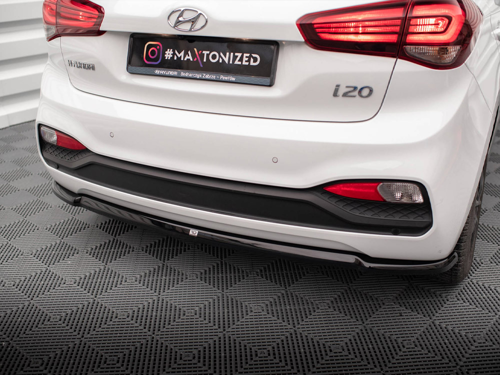 Central Rear Splitter Hyundai I20 Mk2 Facelift - 3 