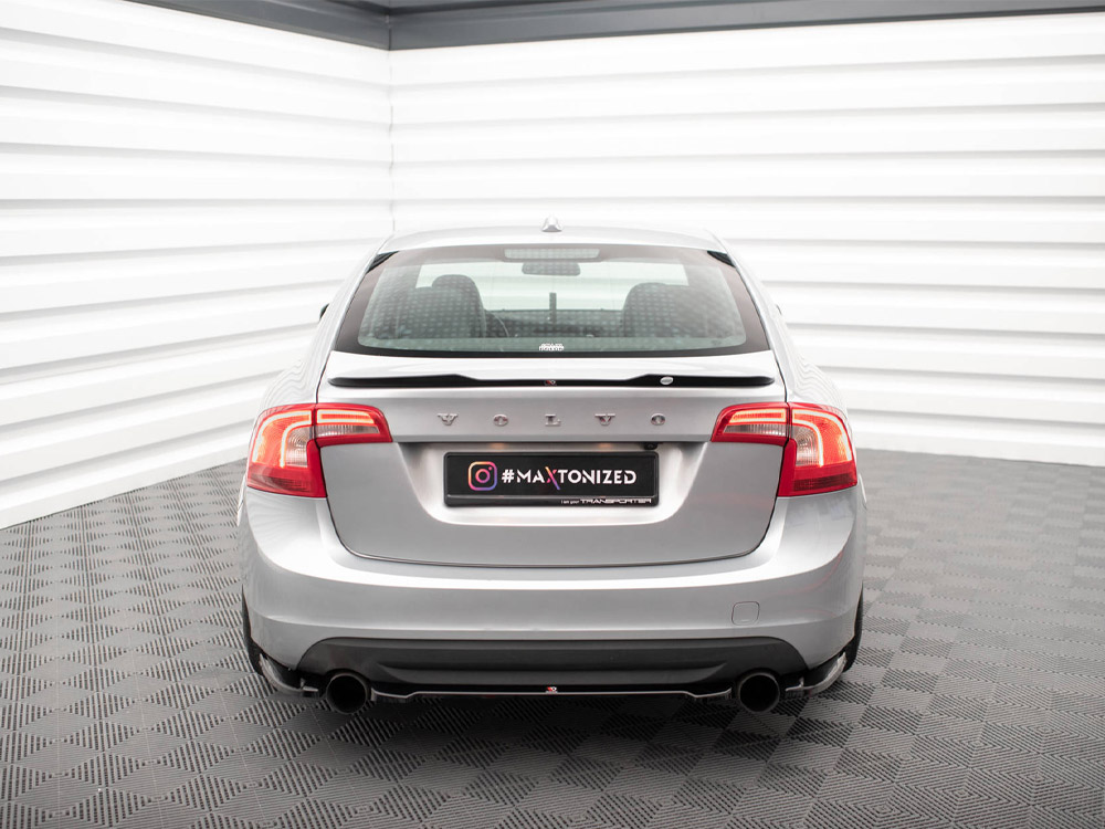 Central Rear Splitter Volvo S60 R-Design Mk2 - 2 