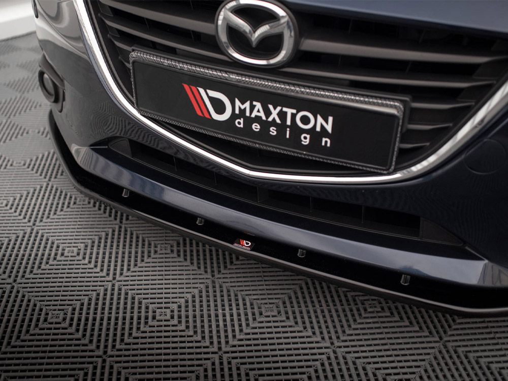 spoiler posteriore Mazda 3 III abs adesivo nero lucido maxton design