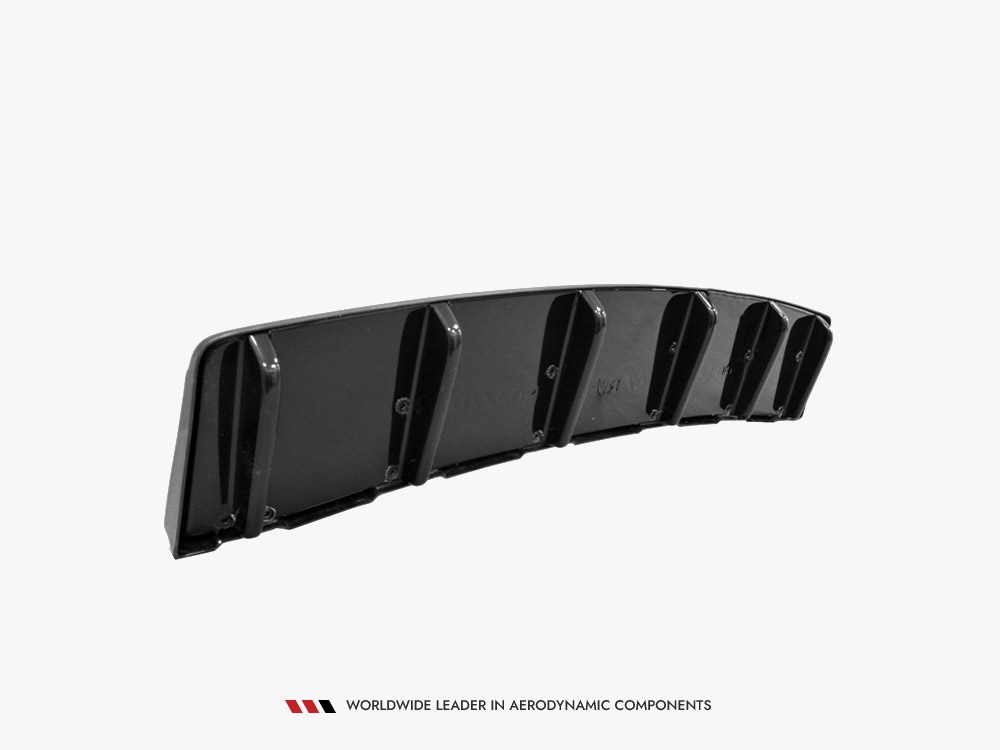 Central Rear Splitter  (Vertical Bars)  Audi S6 C7 Avant - 1 