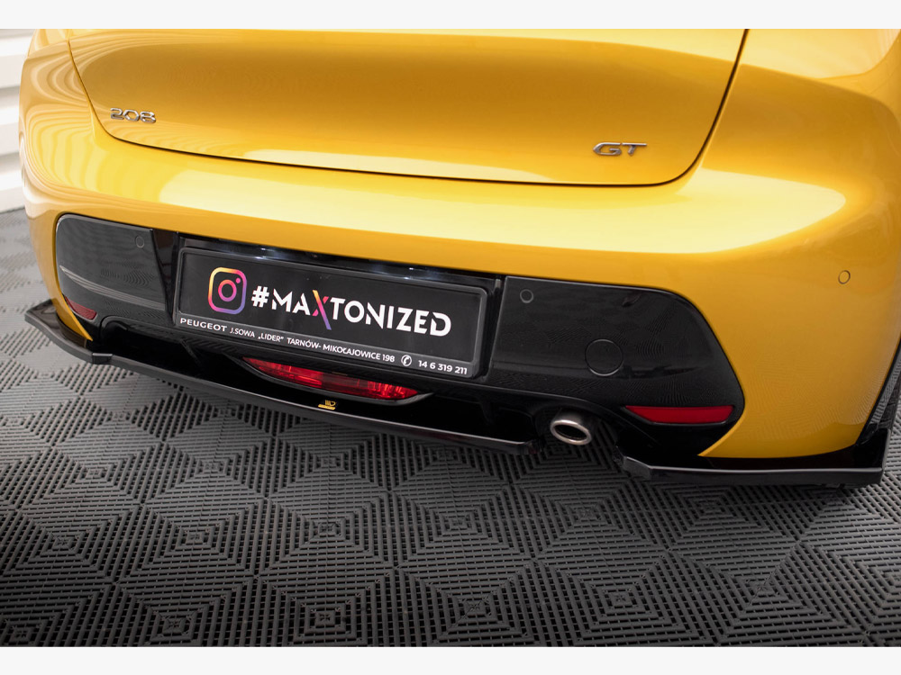 Rear Side Splitters Peugeot 208 GT Mk2 - 3 