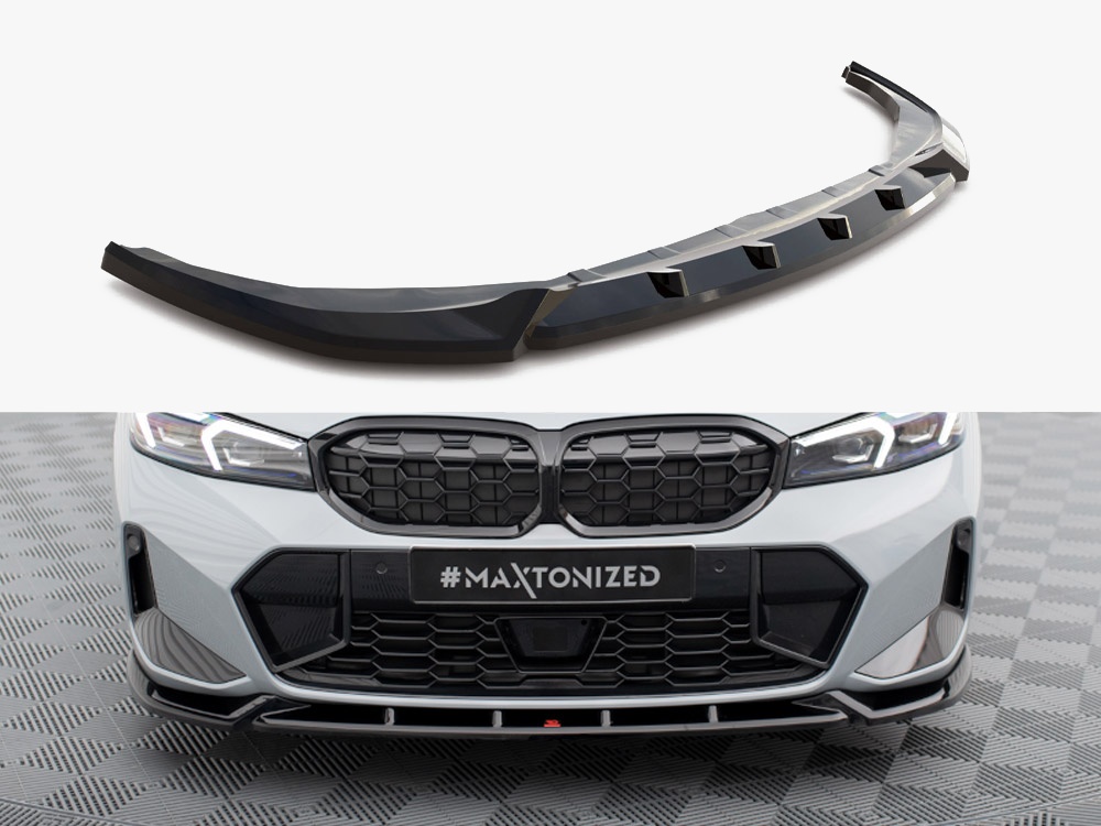 thumbnail image 2 of Gloss Black Front Bumper Lip Splitter – BMW 3 Series G20 G21 M Sport (2019-2021) – BILLFARO 2 of 6