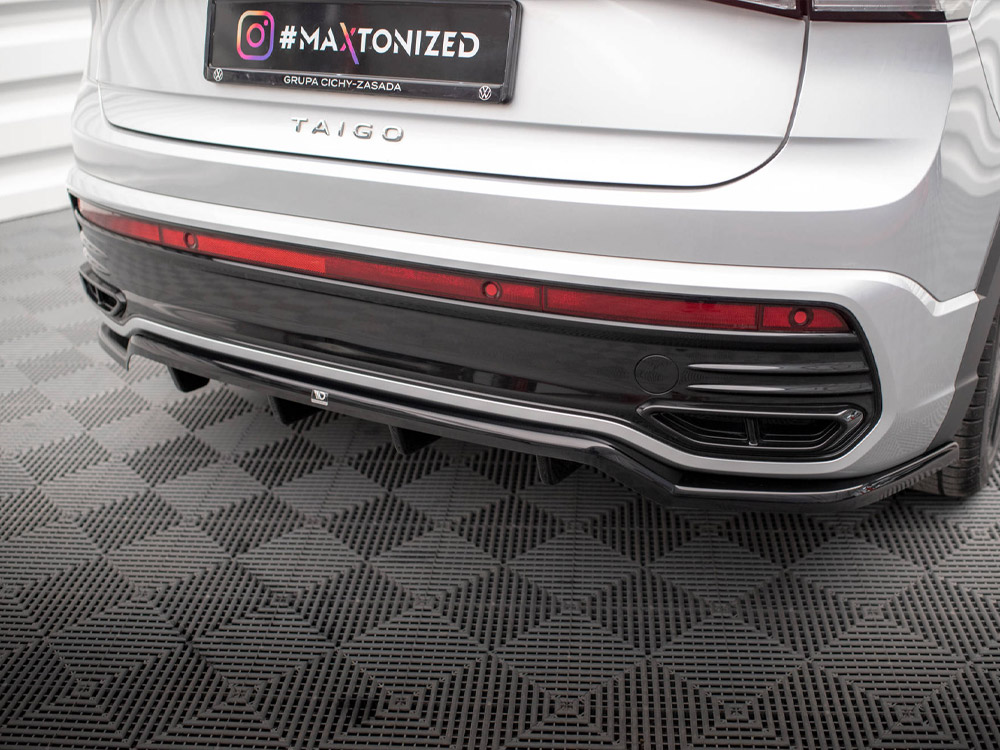 Rear Splitter (Vertical Bars) VW Taigo R-Line Mk1 - 3 