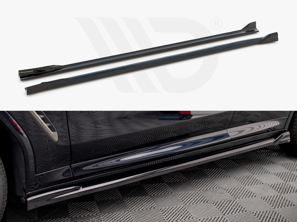 Side Skirts Diffusers V.2 BMW X4 M-Pack G02 - 1 