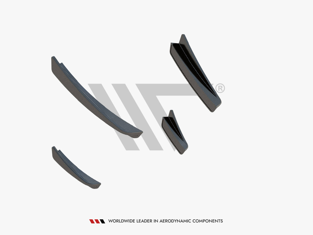 Carbon Fiber Front Bumper Wings (Canards) BMW 1 F40 M-Pack / M135i - 6 