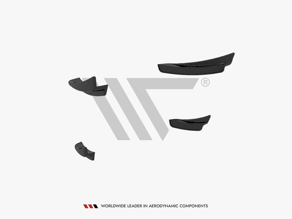 Carbon Fiber Front Bumper Wings (Canards) BMW 1 F40 M-Pack / M135i - 7 