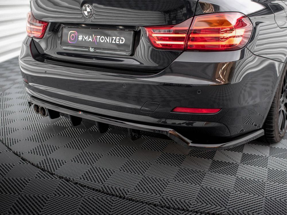 Central Rear Splitter (Vertical Bars) BMW 4 Gran Coupe F36 - 3 