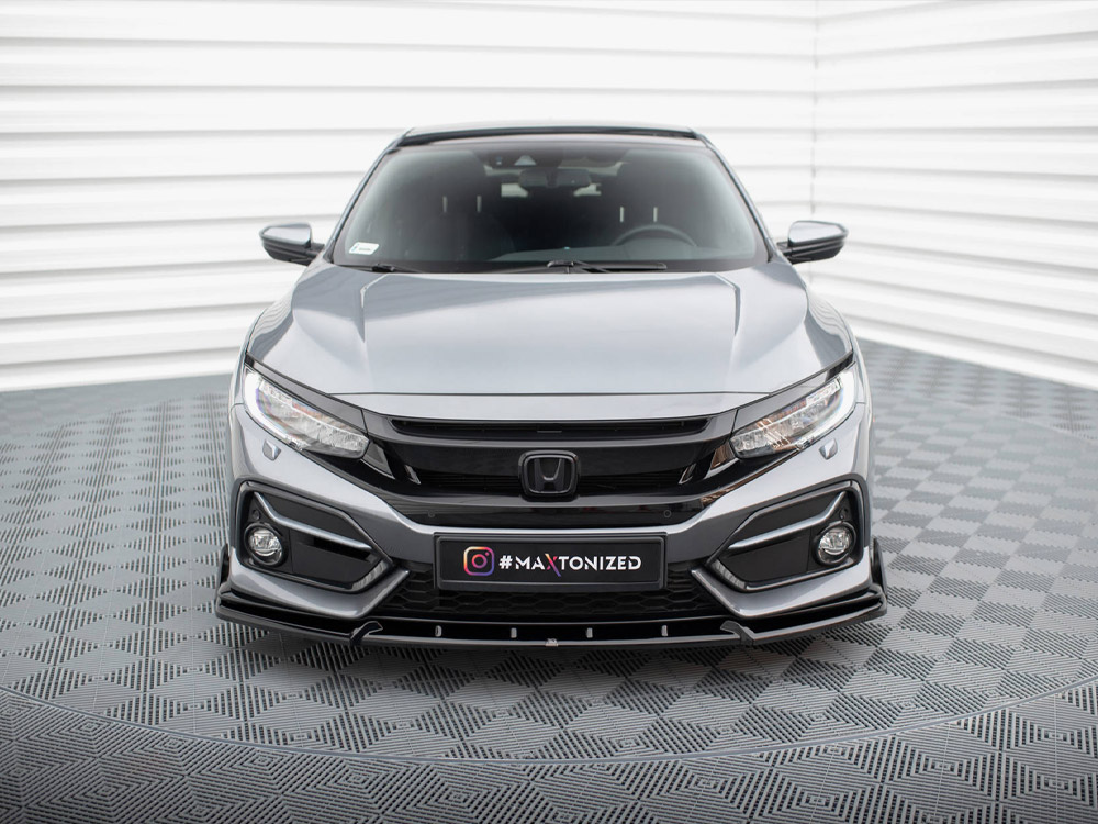 Front Splitter V.1 + Flaps Honda Civic Sport Mk 10 - 3 