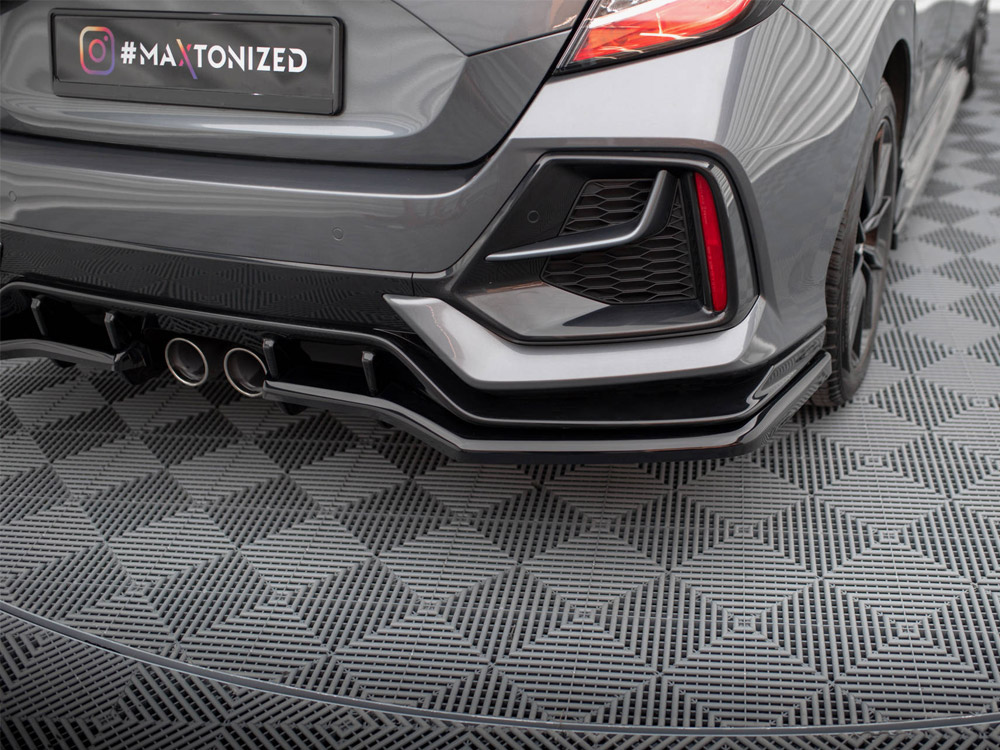 Rear Splitter V.1 (Vertical Bars) Honda Civic Sport Mk10 Facelift - 4 