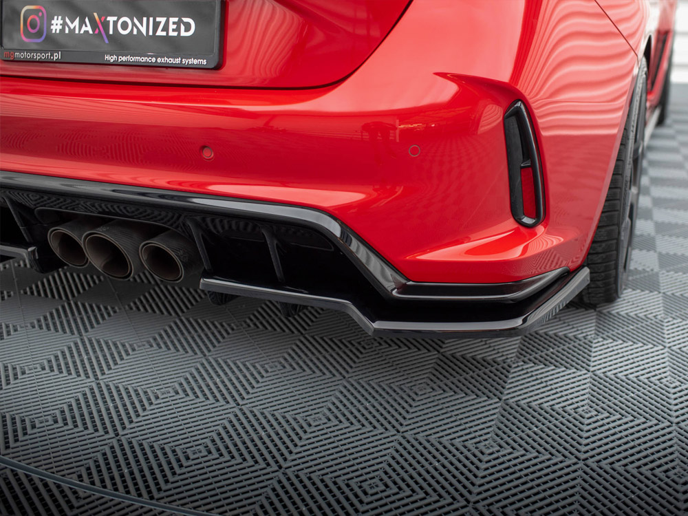 Central Rear Splitter (Vertical Bars) V.1 Honda Civic Type-R Mk 11 - 5 
