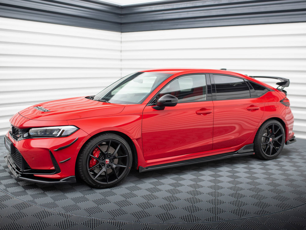 Side Skirts Diffusers V.2 Honda Civic Type-R Mk 11 - 2 