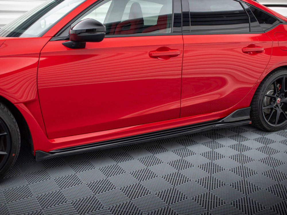 Side Skirts Diffusers V.2 Honda Civic Type-R Mk 11 - 4 