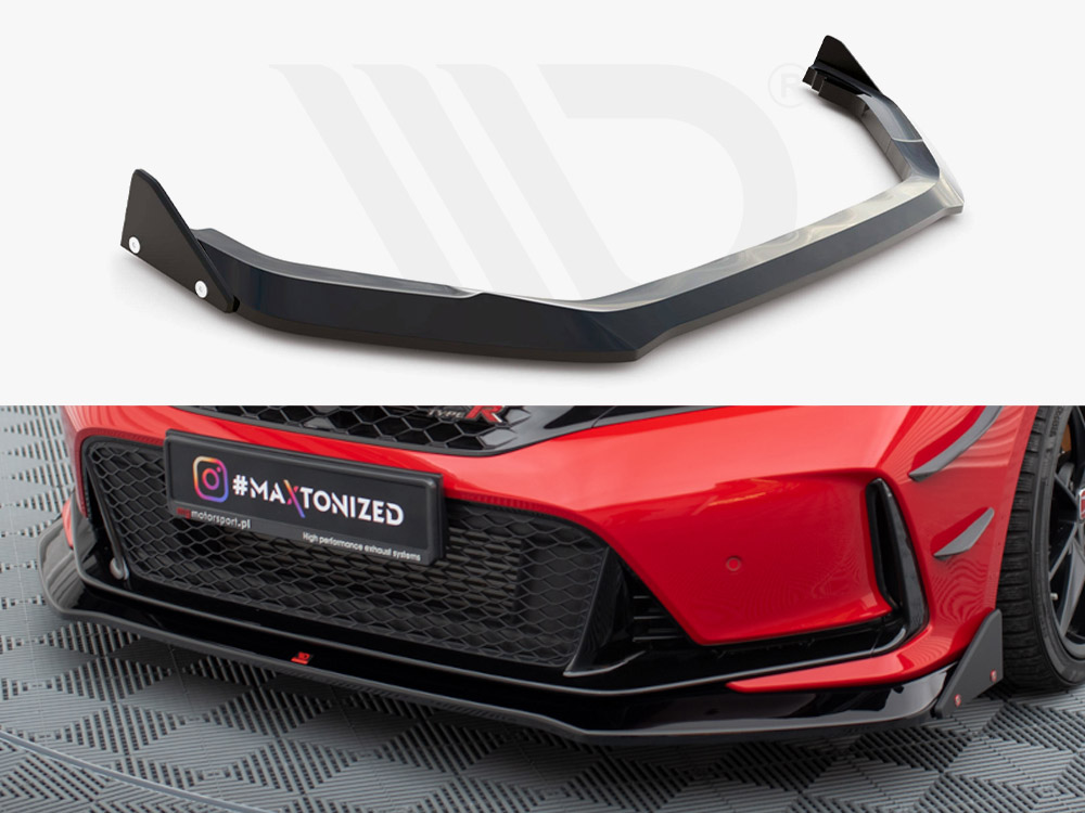 Front Splitter V.1 + Flaps Honda Civic Type-R Mk 11 - 1 