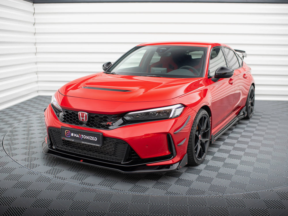 Front Splitter V.1 + Flaps Honda Civic Type-R Mk 11 - 2 