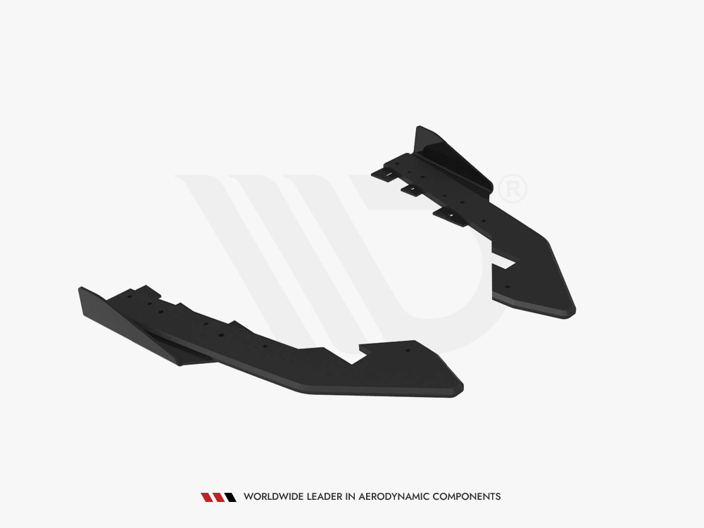 Street Pro Rear Side Splitters + Flaps BMW 2 Coupe G42 - 5 