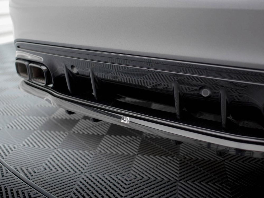 Rear Splitter (Vertical Bars) Mercedes-AMG C63 Sedan / Estate W205 Facelift - 4 