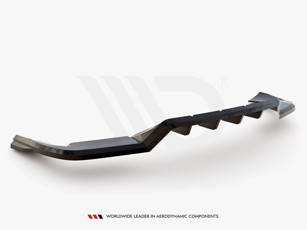 Rear Splitter (Vertical Bars) Porsche Cayenne Sport Design Mk3 - 5 