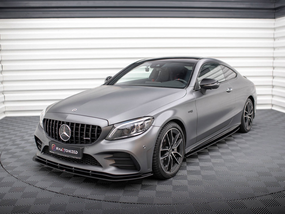 Street PRO Side Skirts Diffusers Mercedes-AMG C43 Coupe C205 Facelift - 2 