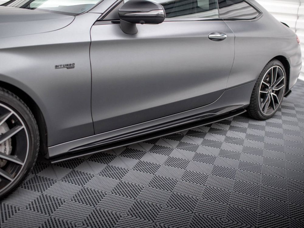 Street PRO Side Skirts Diffusers Mercedes-AMG C43 Coupe C205 Facelift - 3 
