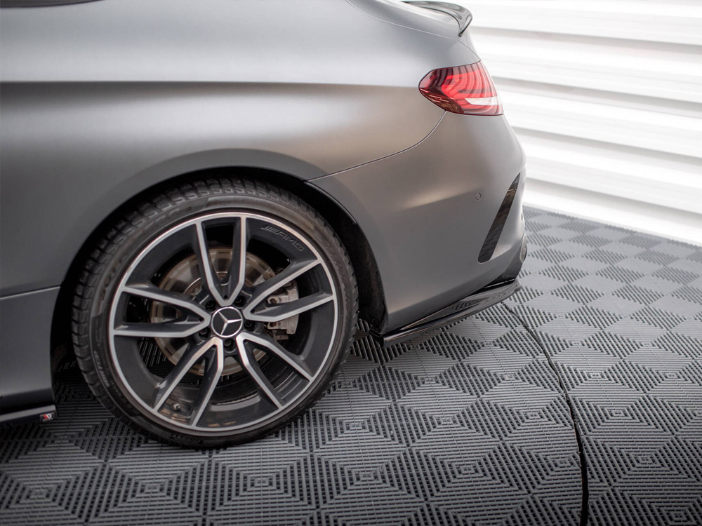 Rear Splitter (Vertical Bars) Mercedes-AMG C43 Coupe C205 Facelift - 5 