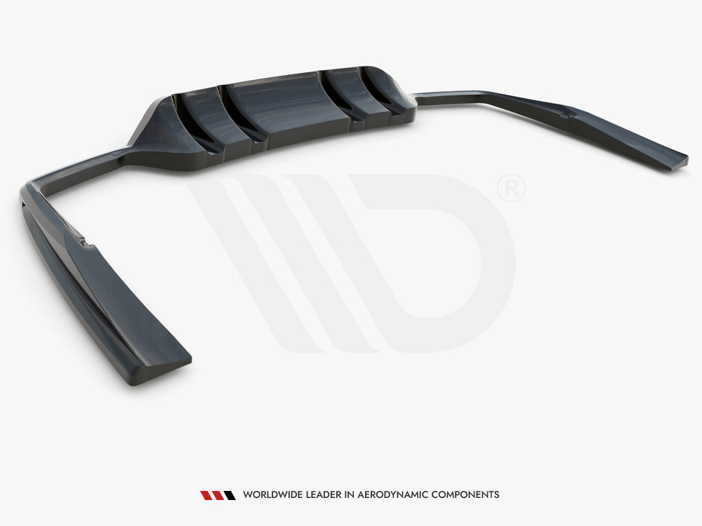 Rear Splitter (Vertical Bars) Mercedes-AMG C43 Coupe C205 Facelift - 7 