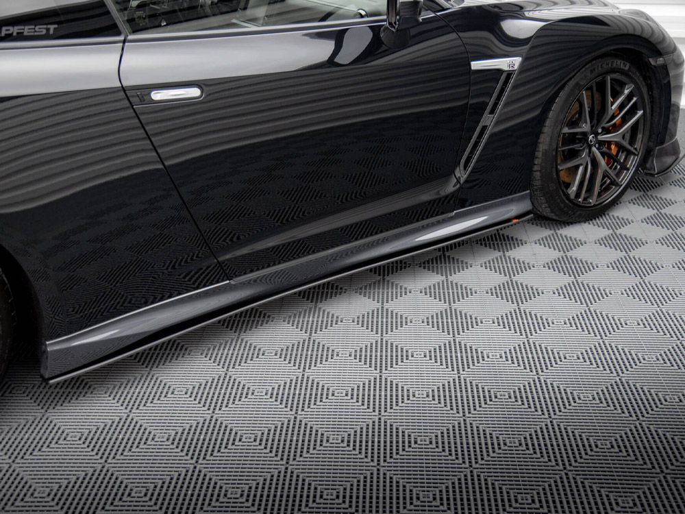 Street PRO Side Skirts Diffusers Nissan GTR R35 2nd Facelift - 4 