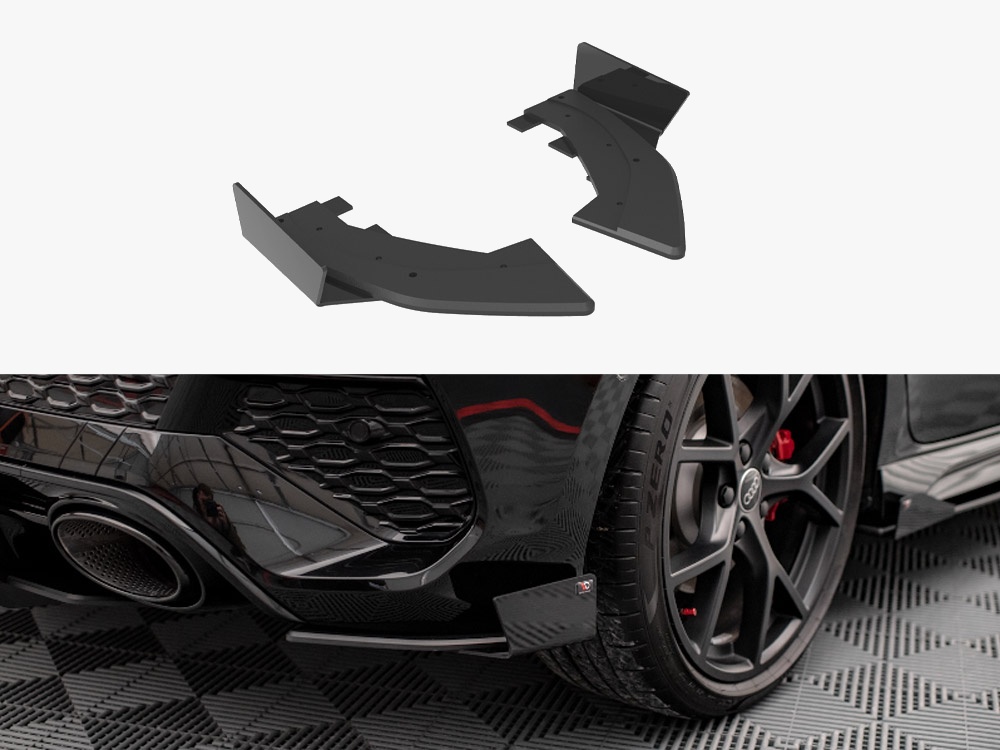 Street PRO Rear Side Splitters + Flaps Audi RS3 Sportback 8Y - 1 