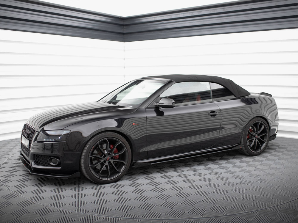 Street PRO Side Skirts Diffusers + Flaps Audi A5 / A5 S-Line / S5 Coupe / Cabrio 8T / 8T Facelift - 2 