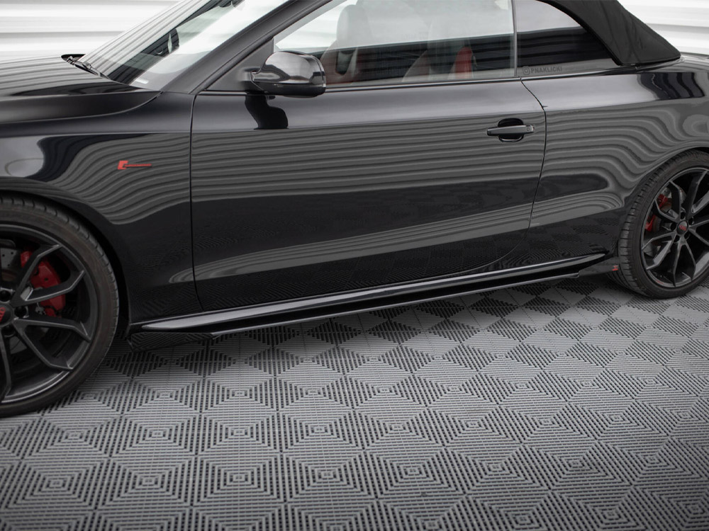 Street PRO Side Skirts Diffusers + Flaps Audi A5 / A5 S-Line / S5 Coupe / Cabrio 8T / 8T Facelift - 3 