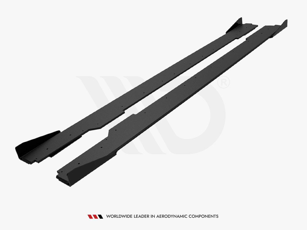 Street PRO Side Skirts Diffusers + Flaps Audi A5 / A5 S-Line / S5 Coupe / Cabrio 8T / 8T Facelift - 5 