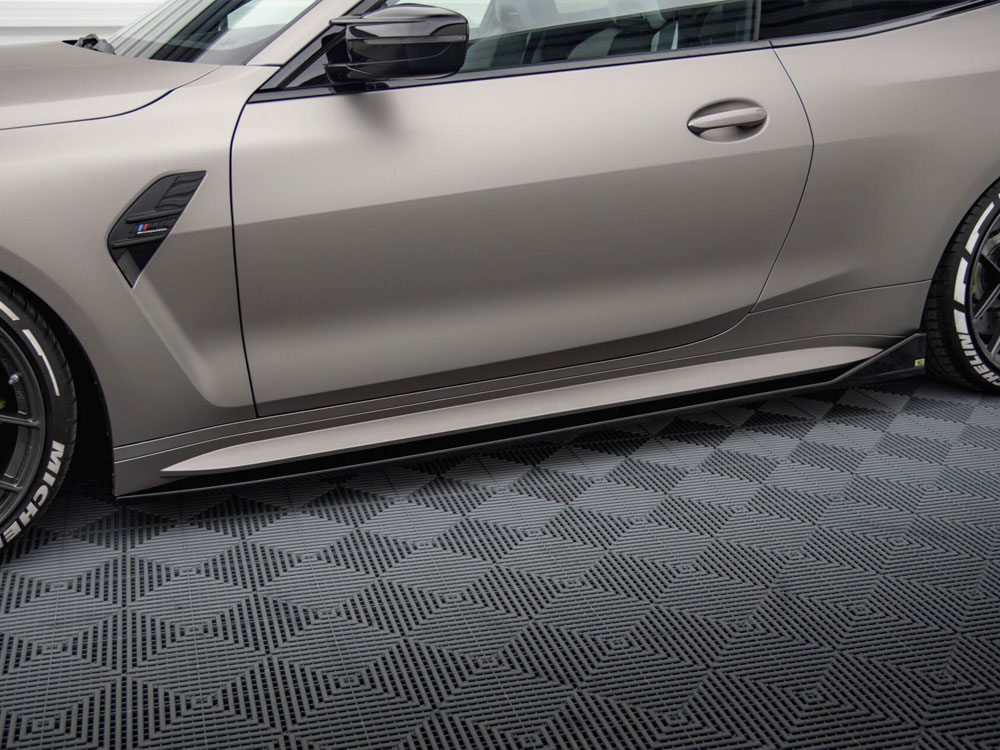 Side Skirt Diffusers V.3 CSL Look BMW M4 G82 / G82 Facelift - 3 