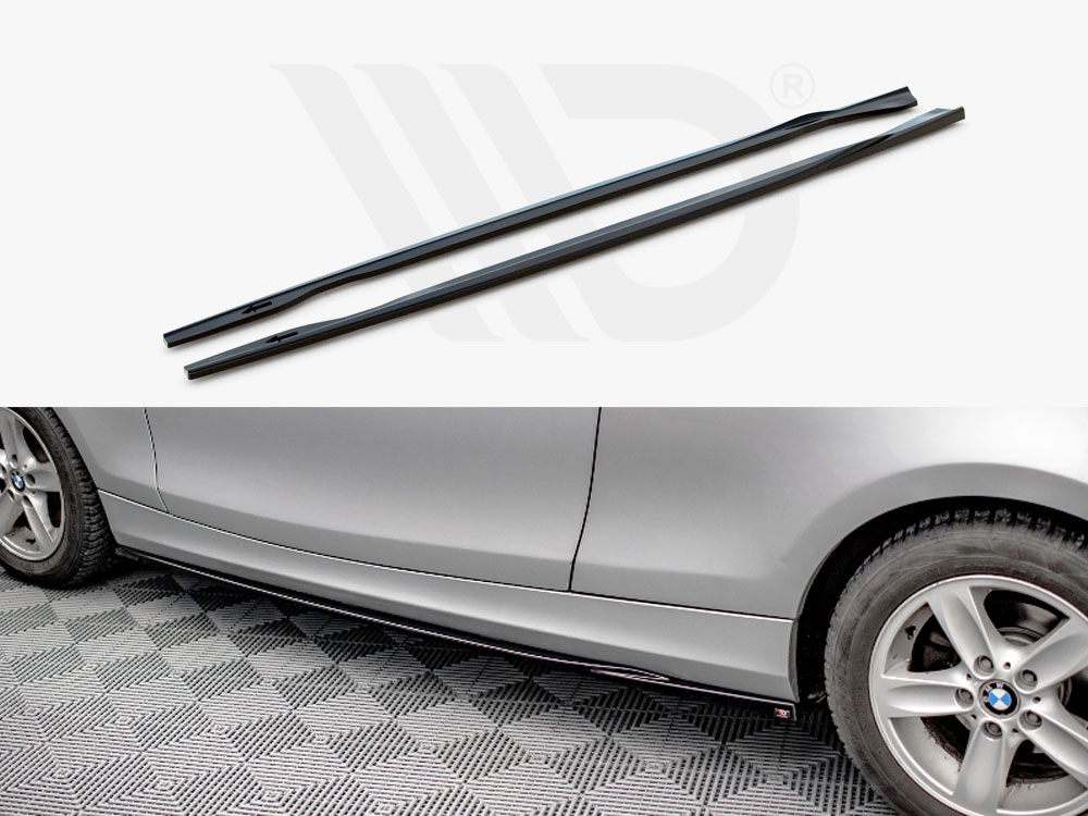 Side Skirts Diffusers V.2 BMW 1 E81 Facelift - 1 