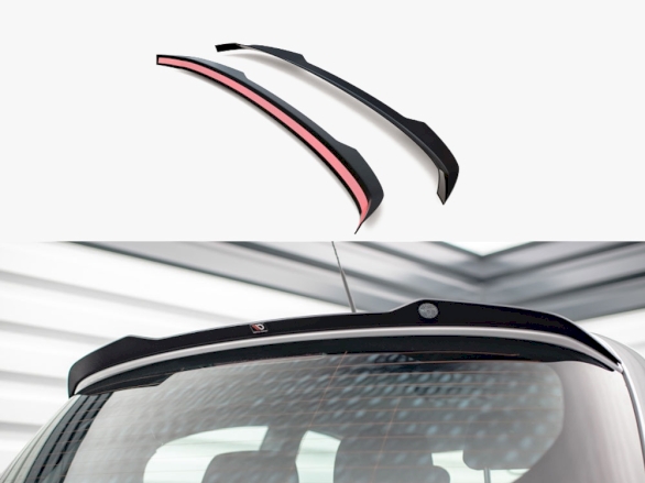 Spoiler Deportivo Para BMW Serie 1 E81/E87 2004-2013 - ABS, Acabado Brillante Con Patrón Fibra De Carbono