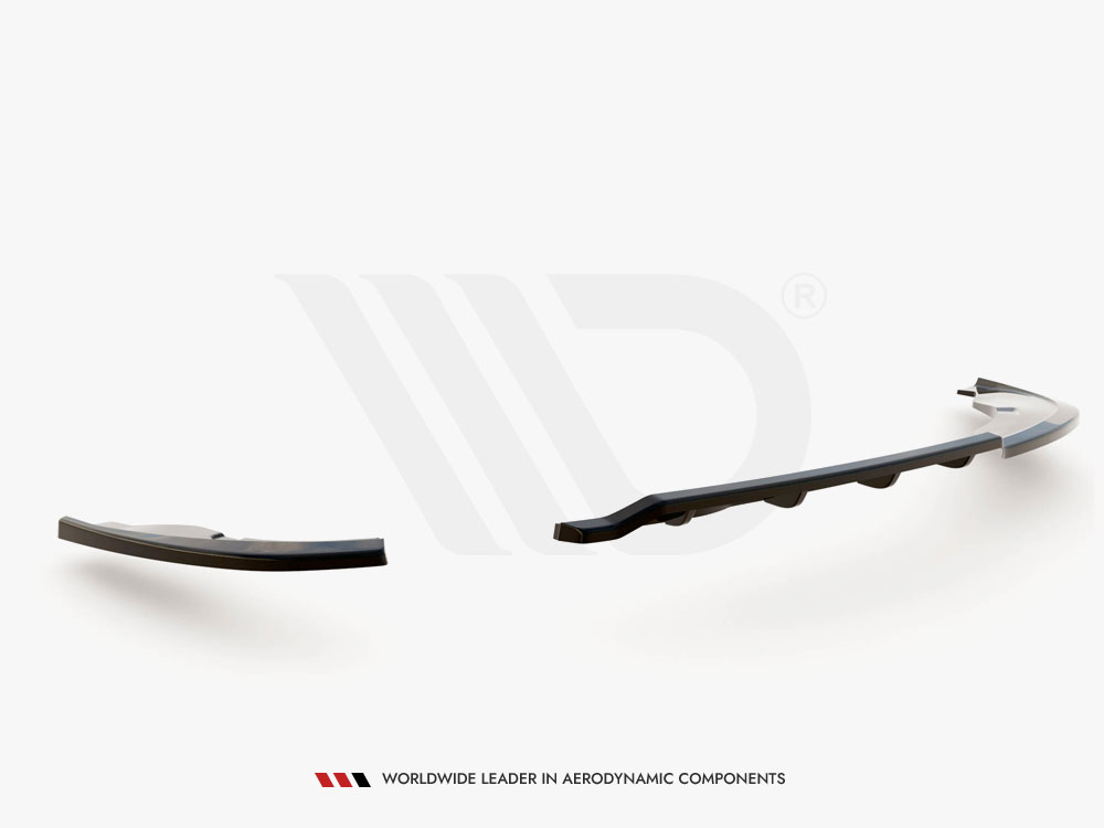 Central Rear Splitter (Vertical Bars) BMW 1 E81 Facelift - 5 