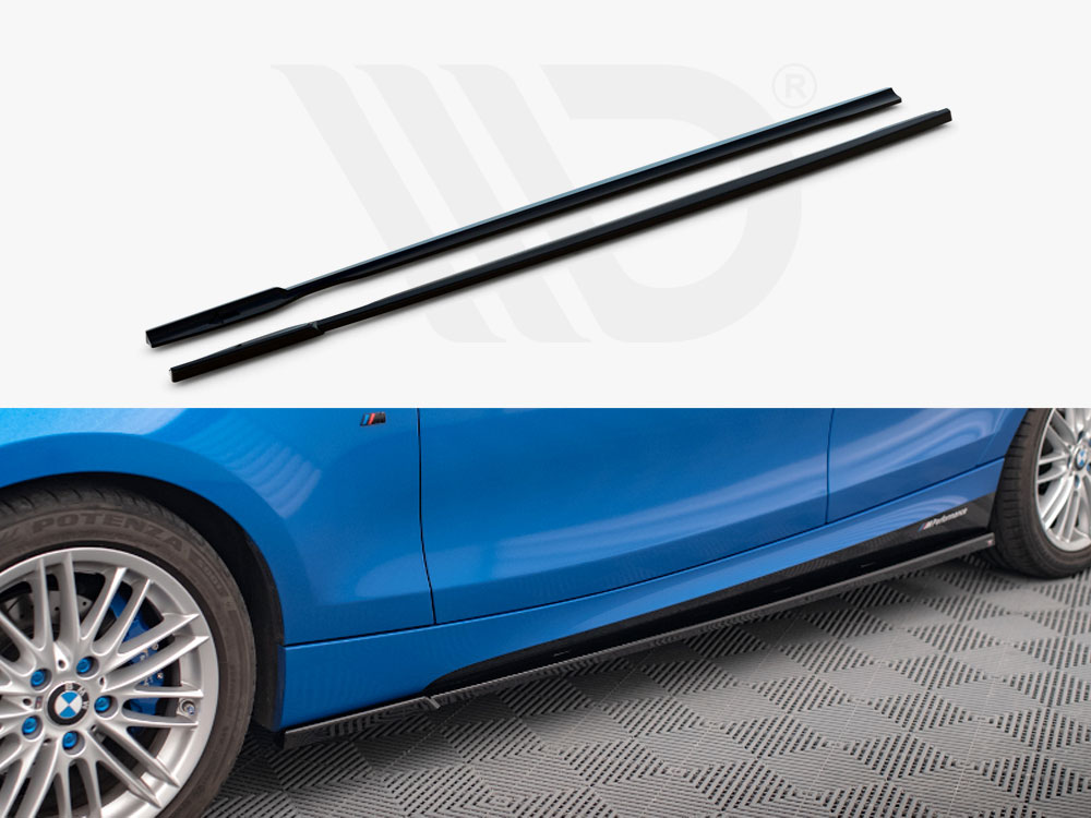 Side Skirts Diffusers BMW 1 M-Pack E87 Facelift - 1 
