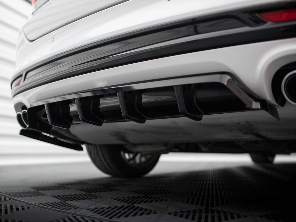 Central Rear Splitter (Vertical Bars) Ford Mondeo Sport Mk5 Facelift / Fusion Sport Mk2 Facelift - 5 