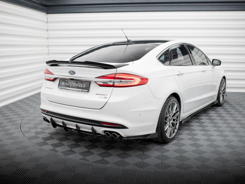 Street Pro Rear Side Splitters + Flaps Ford Mondeo Sport Mk5 Facelift / Fusion Sport Mk2 Facelift - 2 