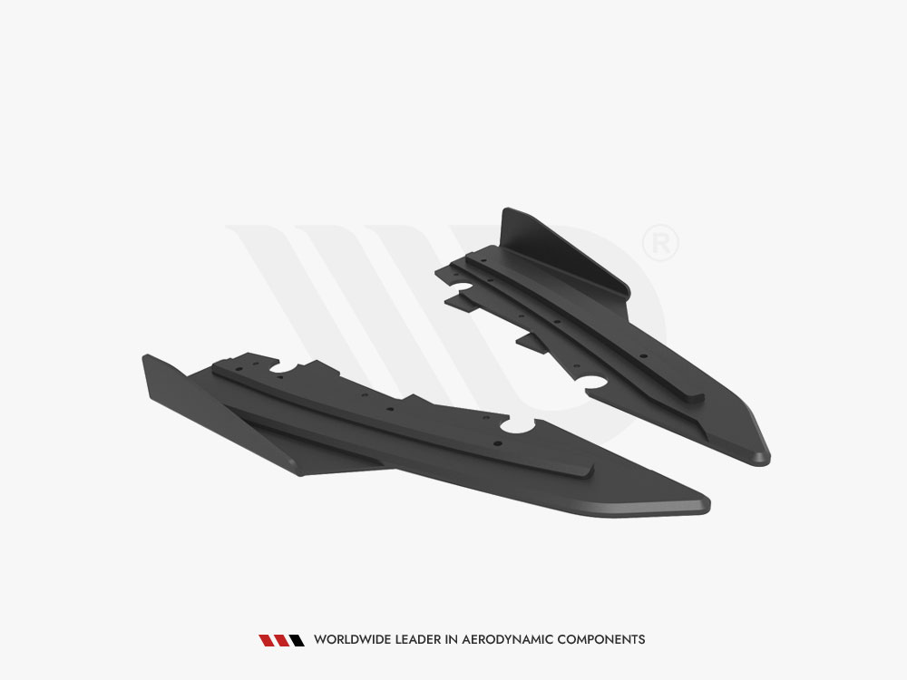 Street Pro Rear Side Splitters + Flaps Ford Mondeo Sport Mk5 Facelift / Fusion Sport Mk2 Facelift - 5 