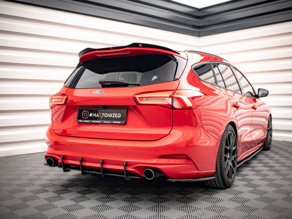 Rear Side Splitters V.5 Ford Focus ST Estate Mk4 - 2 