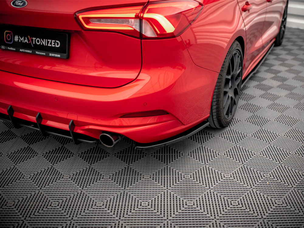 Rear Side Splitters V.5 Ford Focus ST Estate Mk4 - 3 